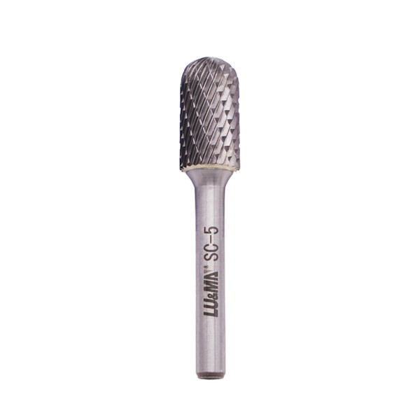 Tungsten Carbide Burr Cylinder Shape SC-5 with Radius End Double