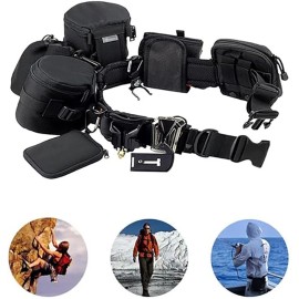 Universal 1PCS Multifunction Utility Belt Camera Waist Belt Adjustable for Hanging Tripod