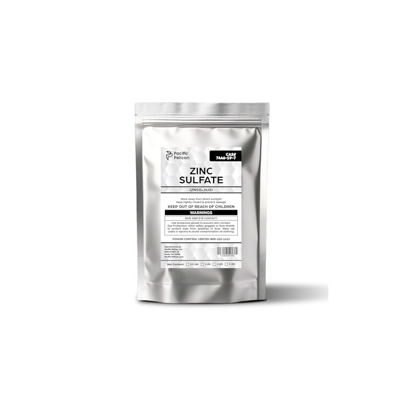 Pacific Pelican's Zinc Sulfate Monohydrate - Enhance Water Quality, Boost