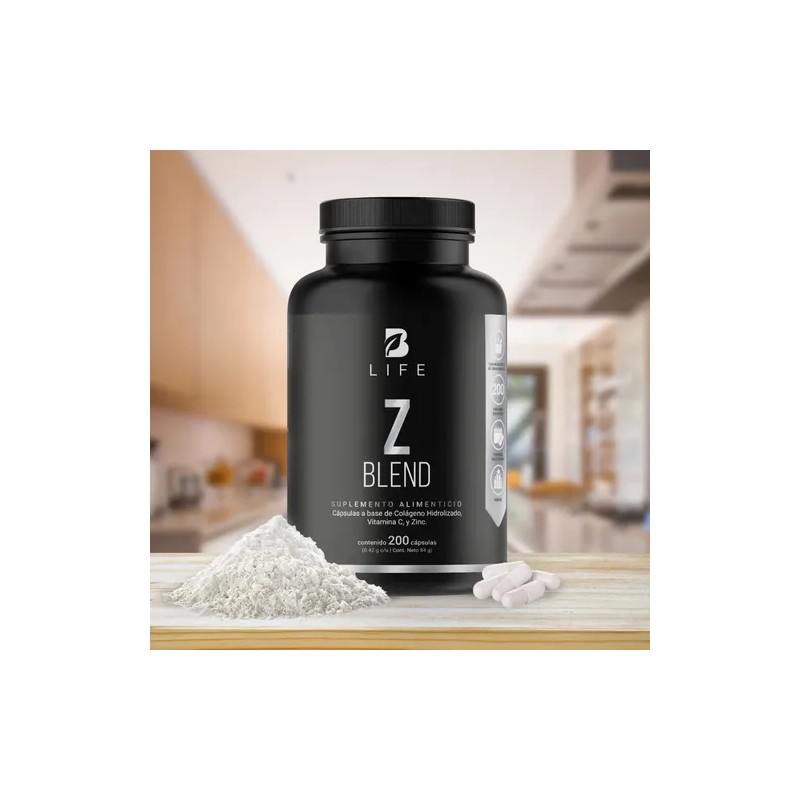 B Life Zinc Con Colágeno Y Vitamina C - 200