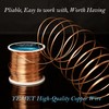 99.9% Pure 14 Gauge Copper Wire for Jewelry Making, 1