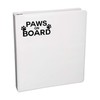 Paws On Board Decal Notebook Car Laptop 5.5" (Black)