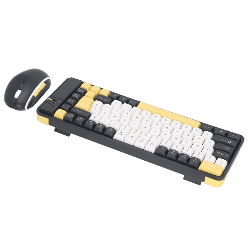 Keyboard and Mouse Combo 84 Keys QWERTY Layout USB Receiver