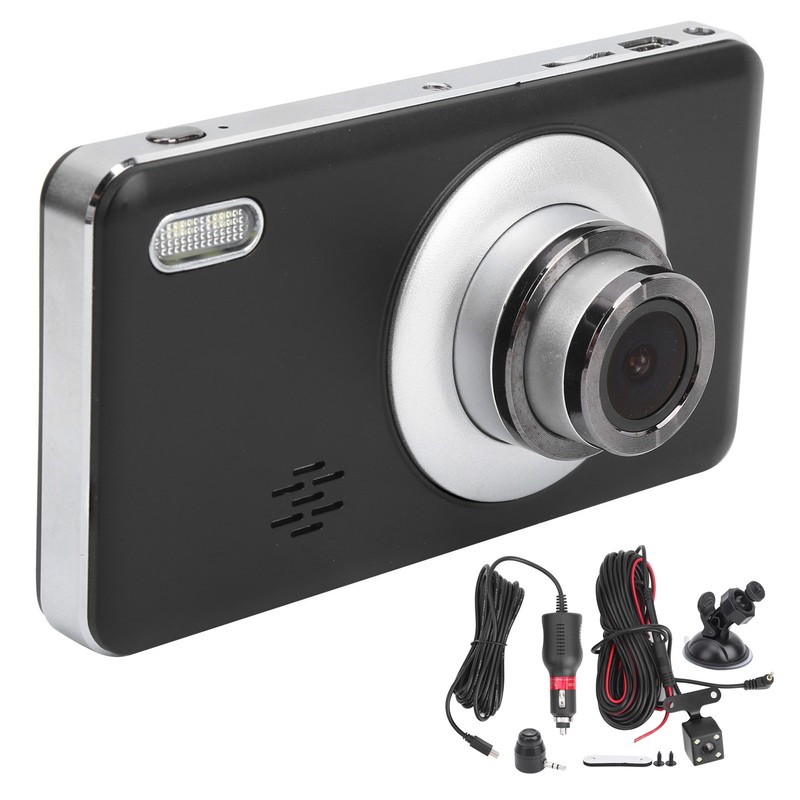 4in DVR Driving Recorder 1080P HD Dual Lens Camera LCD