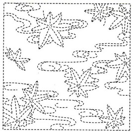 orimupasu Flower Dish Towels Waterfall Maple Trees