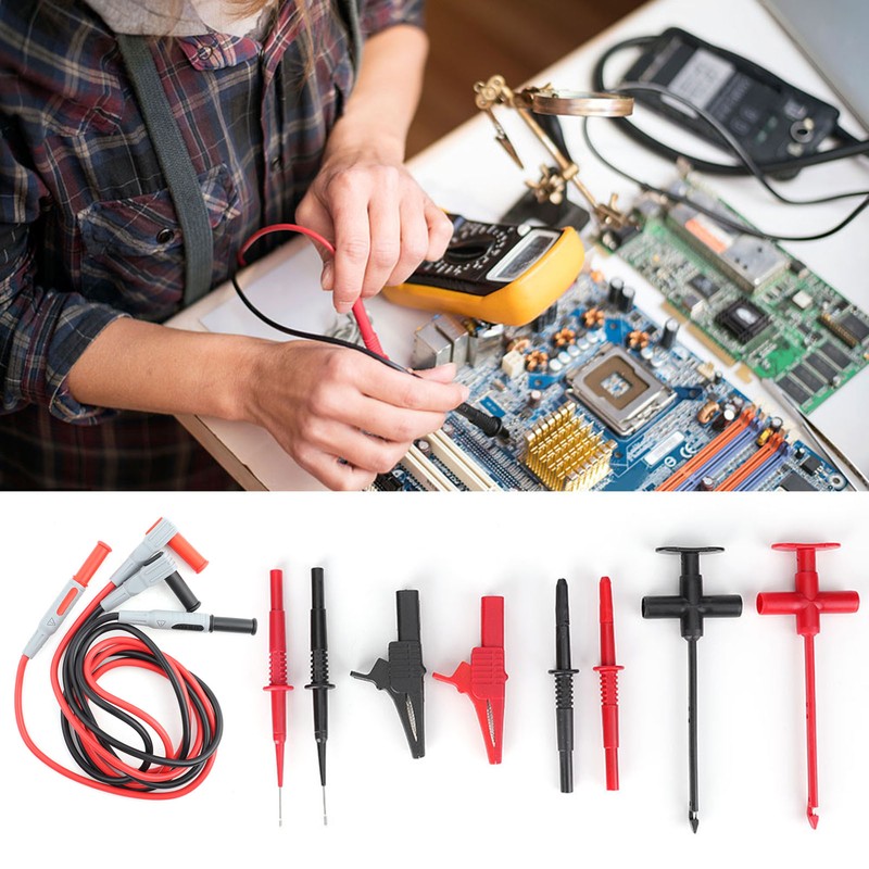 Electronic Test Lead Kit for Multimeter Tester Leads Probe Electronic