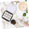 SAFIGLE 2pcs Magnetic Empty Eyeshadow Palette Versatile Makeup Tray for