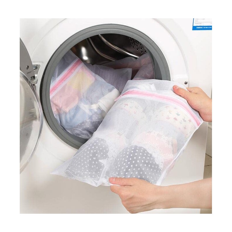 DBOO Mesh Laundry Bag - Washing Machine Bag with Long