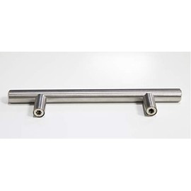 1 x T-Bar Stainless Steel Handle One Cabinet Pull 124mm