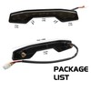 FACAILAHA ATV Smoked LED Tail Lights Assembly Brake Taillights Compatible