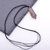 2 Inches Large Healing Crystal Necklace Smoky Quartz Pendant with
