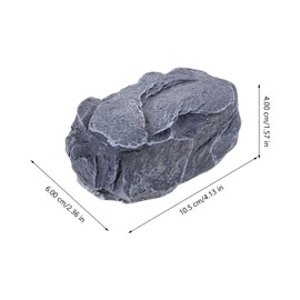 Fokroin Key hiding place for outdoors, stone with secret compartment, key hiding place in stone look, imitation stone with secret compartment, hide your spare key in the stone outside