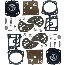 FJSa 2 Pack K20-HDA Carburetor Repair Kit for Walbro Parts Huqvarna Poulan Jonsered Homelite Chainsaw