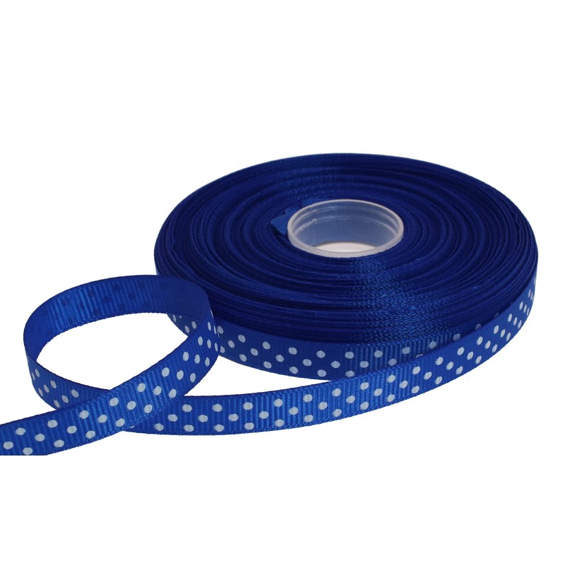 DXEUD Polka Dot Grosgrain Ribbon 25 Yard Each Roll 100%