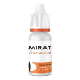 Solución Mirat Cloruro de Sodio 10ml Para Edema Corneal Perros Gatos Caballos