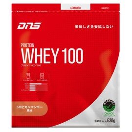 DNS Whey 100 Protein, Tropical Mango Flavor, 22.2 oz (630 g), Made in Japan, Mix with Water, Protein, WPC, Whey Protein, Muscle Training