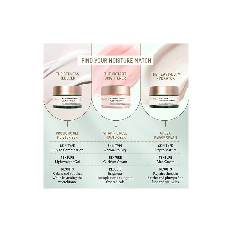 Biossance Squalane + Omega - Crema de reparación (50 ml)