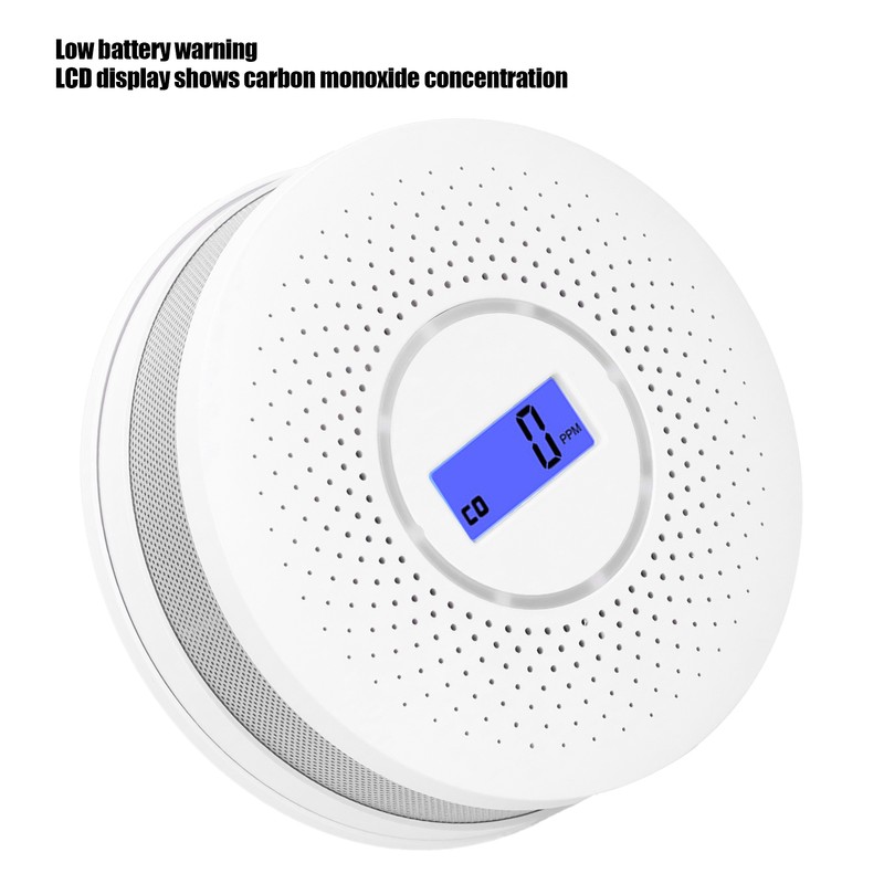 Home Automatic Carbon Monoxide Detector CO Alarm Detector with LCD