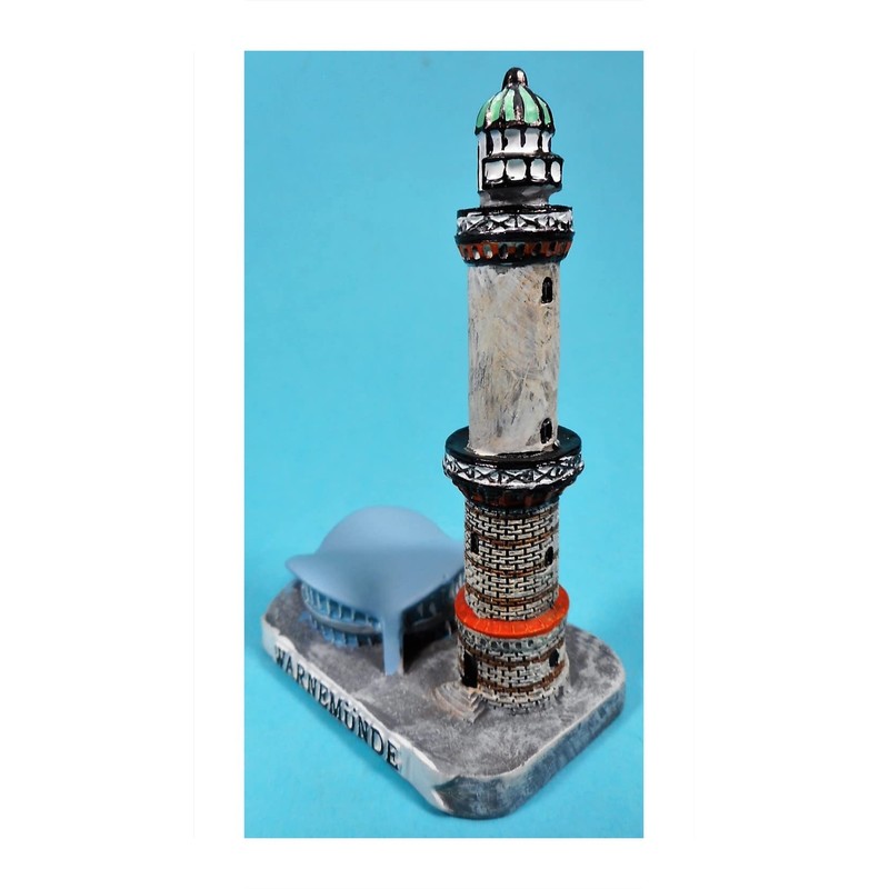 Lighthouse Baltic Sea Resort Warnemünde 10 x 7.5 cm Maritime
