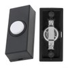 SUIOPPYUW ABS Doorbell Push Button Replacement For Convenient Installation Black