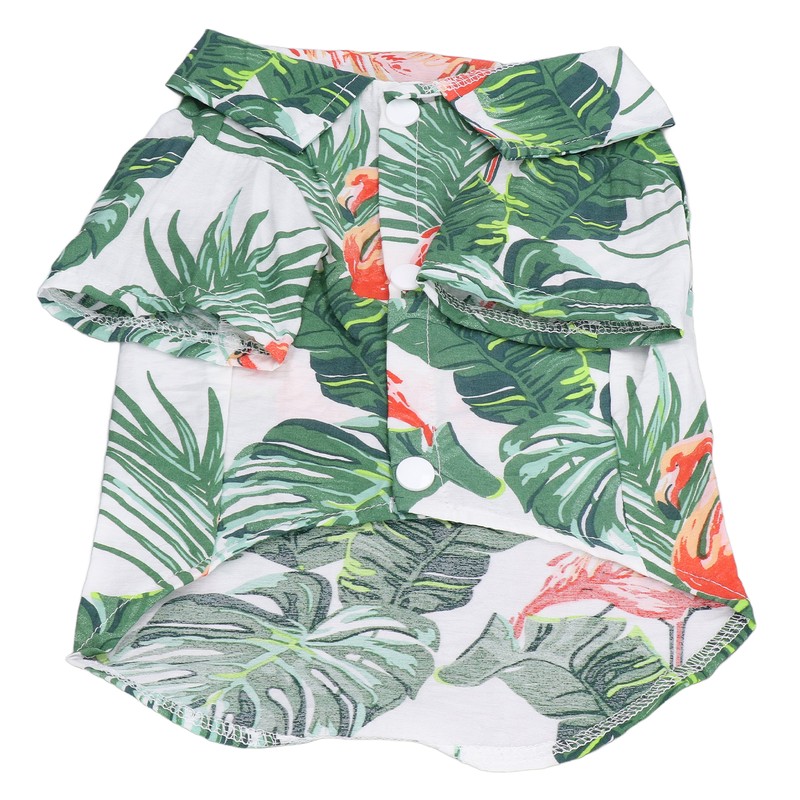 Pet Hawaiian Shirt Hawaiian Style Dog Summer T Shirt Suitable