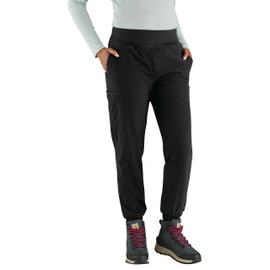 Carhartt Women's Force Relaxed Fit Fleece-Lined Jogger, Black, Medium