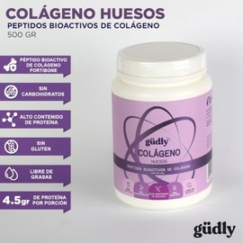 Colágeno Gudly Peptidos Bioactivos Huesos 500 Grs Sabor