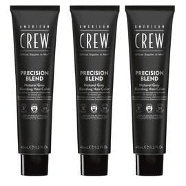 Men's Temporary Hair Color by American Crew, Temporary Hair Dye, Natural Gray Coverage, Medium Ash, 1.35 Fl Oz (Pack of 3)
