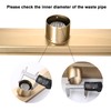 AVSIILE Linear Shower Floor Drain, Brushed Gold 30 Inch 304