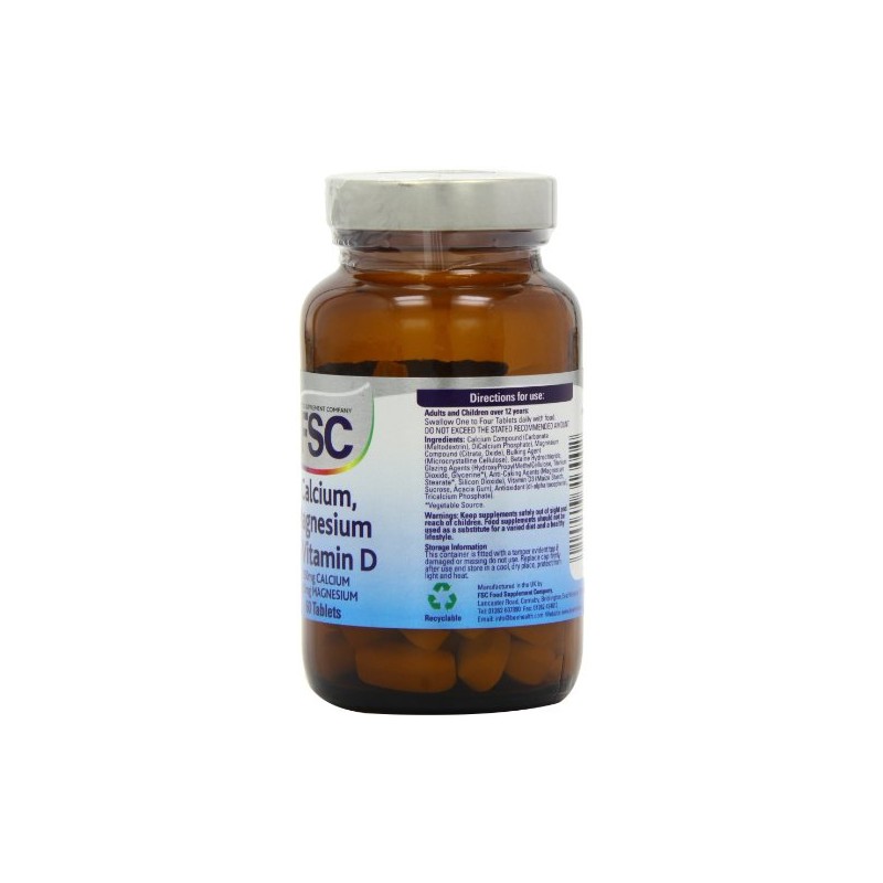 FSC Calcium Magnesium and Vitamin D - Pack of 60
