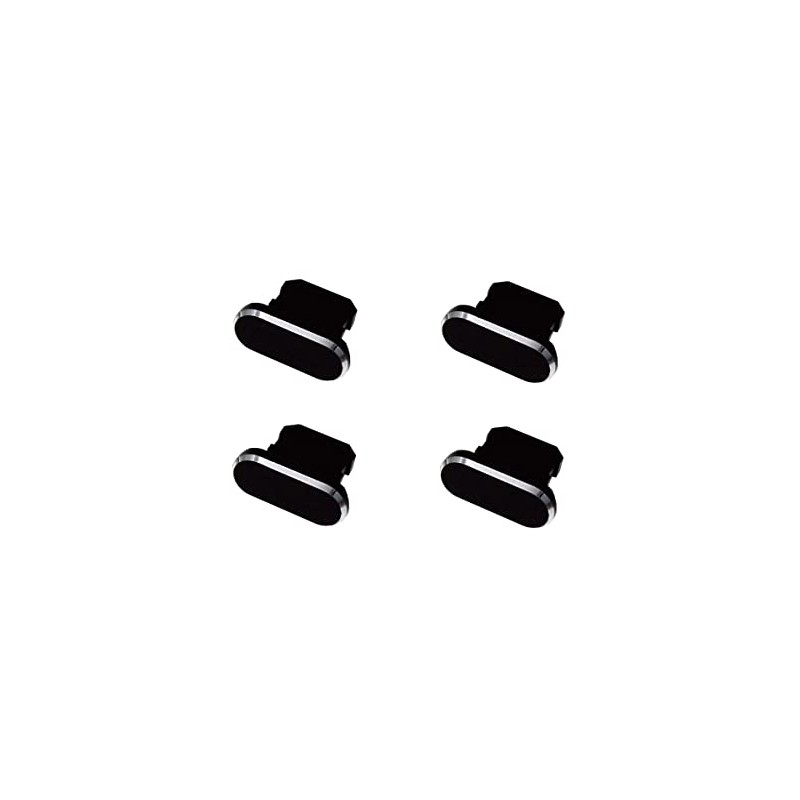 monofive MF-LIGHT2-A4B Lightning Connector Female Dustproof Protective Cover (Aluminum) Black