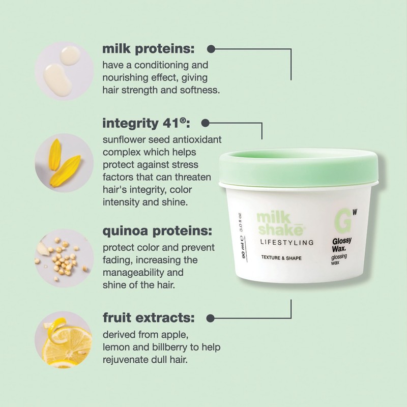 milk_shake LIFESTYLING glossy wax 90 ml