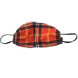 Adult Family Stretchy Washable 2 Ply Comfy Ear Loop Multi Purpose Face Mouth Cover Large Child (9-13 years) Red Modern Plaid