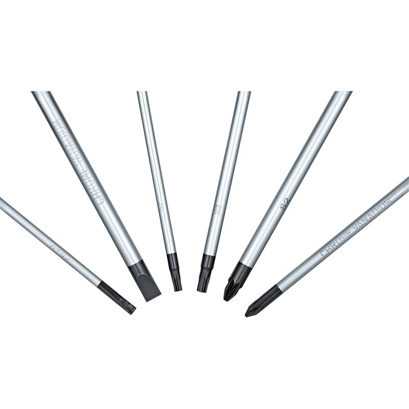 Bosch Professional 6-Pieces Screwdriver Set (incl. Phillips, Slotted, Torx, and