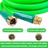 Boersite Garden Hose 50 ft Heavy Duty Water Hose 5/8,180