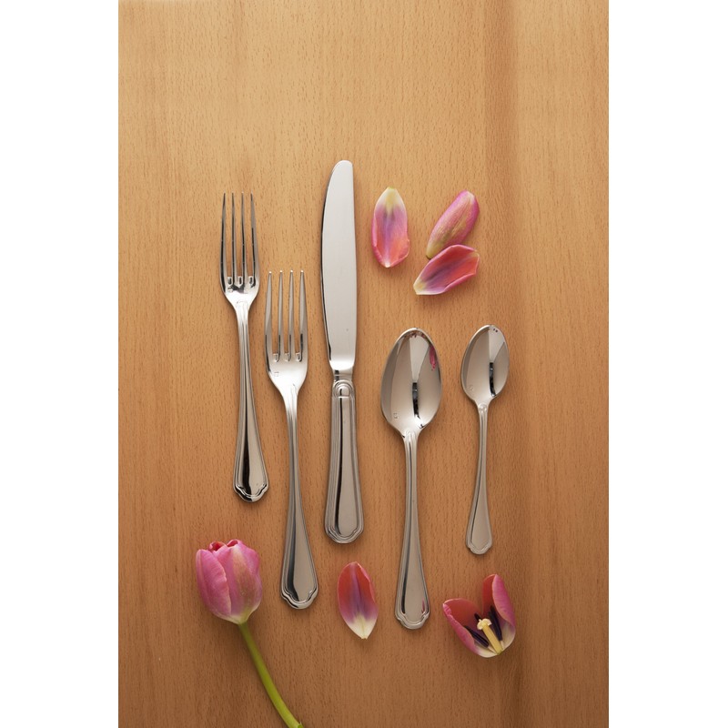 Fortessa Medici 18/10 Stainless Steel Flatware Tea/Coffee Spoon, Set of