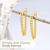 ChainsPro Chain Earrings, Men's, Silver, Ball Earrings, Women's, Round Ball,