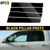 liangren Post Pillar Trim Glossy Black for Dodge 2009-18 Ram