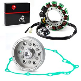 MOTO1988 Magneto Flywheel & Stator w/Gasket For HONDA TRX400EX Sportrax 400 TRX400X 1999-2014 31110-HN1-003