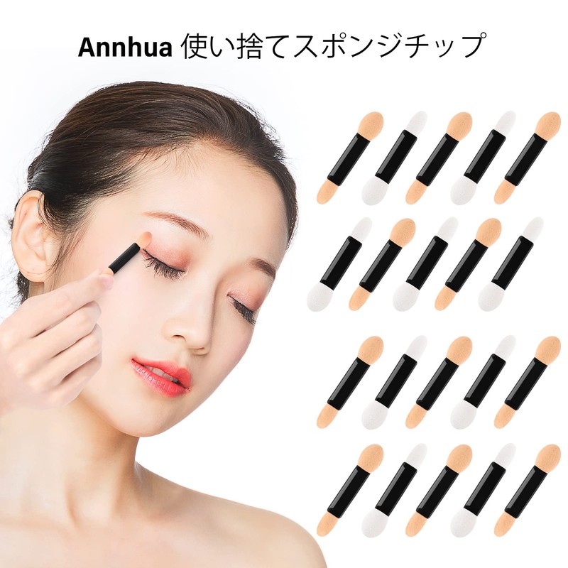 Eyeshadow Tips, Makeup Tips, Disposable 50 Pieces, Eye Shadow Brush,