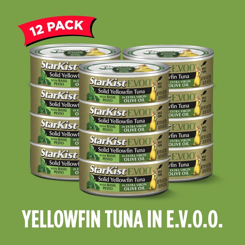 StarKist E.V.O.O. Solid Yellowfin Tuna with Basil Pesto and Extra