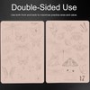 2PCS Double-Sided Tattoo Practice Skin with Pre-Printed Light Gray Stencil
