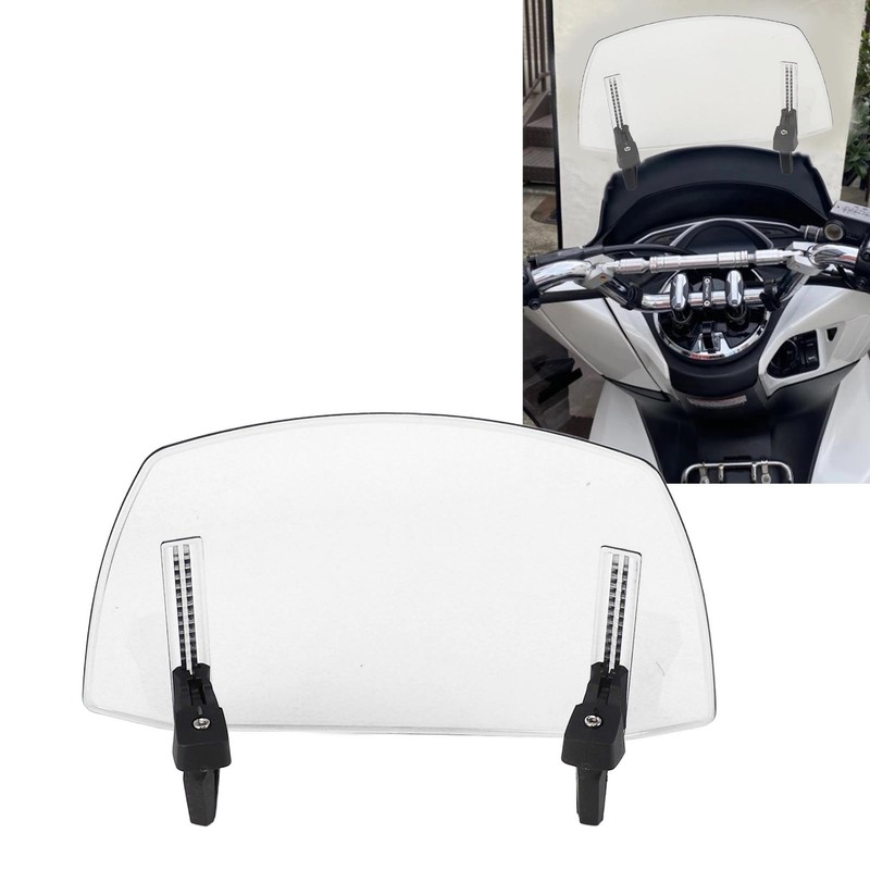 Motorcycle Adjustable Windscreen Universal Fit Wind Deflector for MT07 MT09