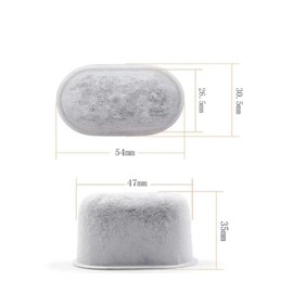 Generic 8 Replacement Water Filters (Activated Carbon) for Breville Barista Express BES870 & Duo-Temp Pro BES810 Machines