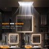 Gopper 12" Ultra Quiet Bathroom Exhaust Fan with 6500K LED