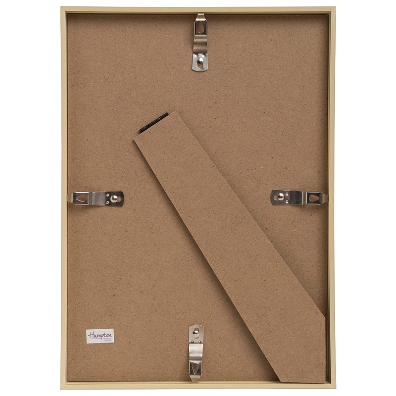 Inspire By Hampton BACKLOADER A4 (21x29.7cm) Gold Poster Frame Acrylic