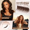 Mavphnee Brown Lash Clusters – Wispy Fluffy Individual Eyelash Extensions