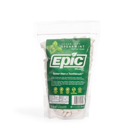 Epic 100% Xylitol-Sweetened Chewing Gum (Spearmint, 500-Count Bulk Bag)