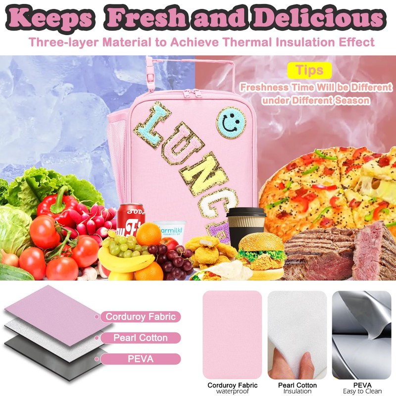 FlowFly Lunch box Insulated Soft Bag Mini Cooler Back to