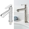 Bamboo Shape Stainless Steel Basin Faucet Cold Water Sink Faucet